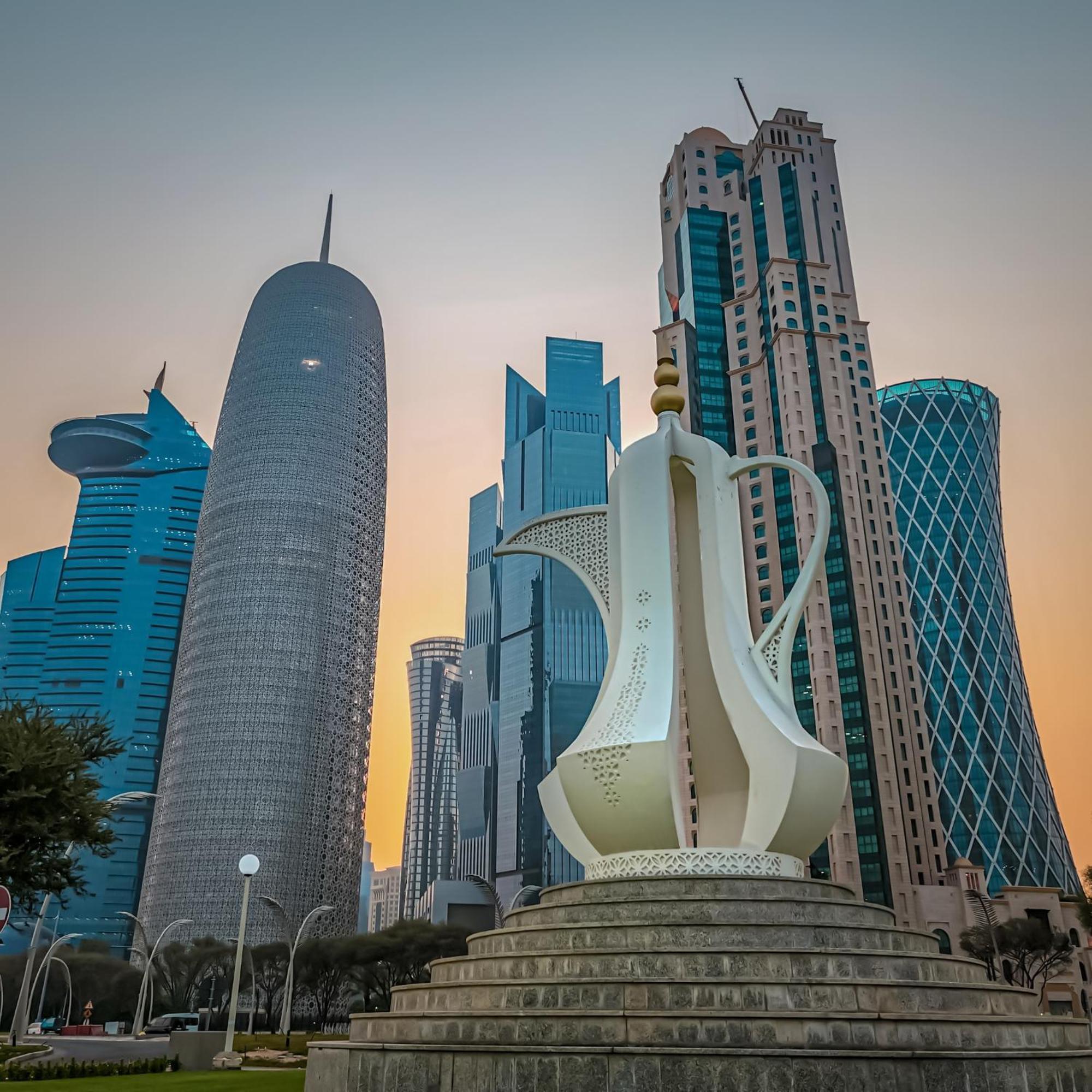 City Centre Rotana Doha Luaran gambar Doha skyline